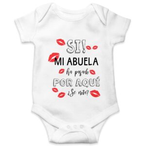 Body para bebé - "Abuela pasó por aquí"