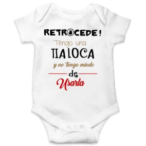 Body para bebé - "Retrocede tengo una tía loca"