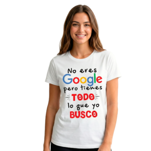 Camiseta "Mejor que Google" - Mujer