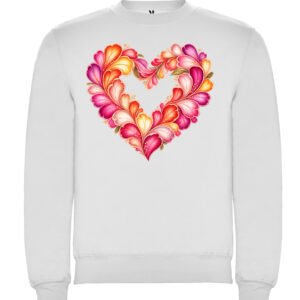 Sudadera - Corazón de Rosas