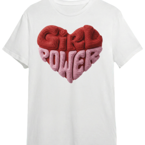 Camiseta - Girl Power Corazón