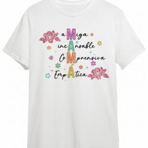 Camiseta Mamá Acróstico